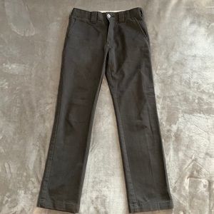 Girls Dickie Black Chinos